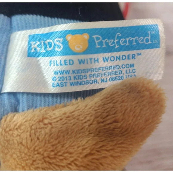 Kids Preferred Plush Teach Me 2 Dress Pirate Puppy Stuffed Dog Tie Zip 12" 2013 - Picture 4 of 4